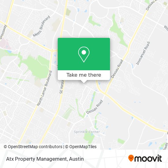 Atx Property Management map