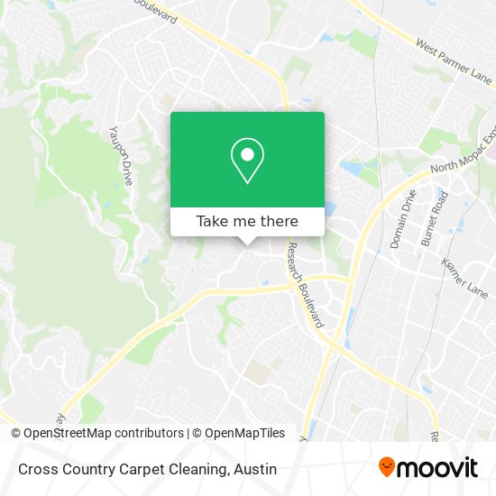 Cross Country Carpet Cleaning map