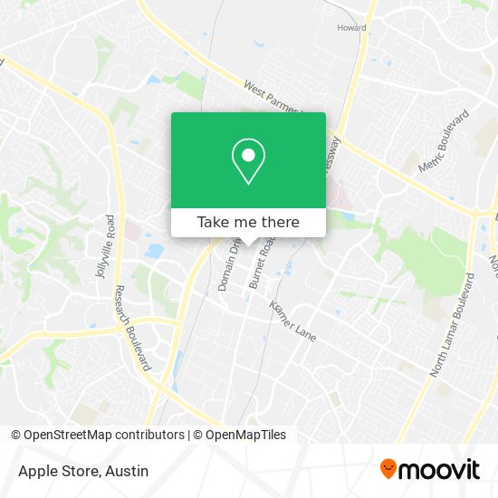 Mapa de Apple Store