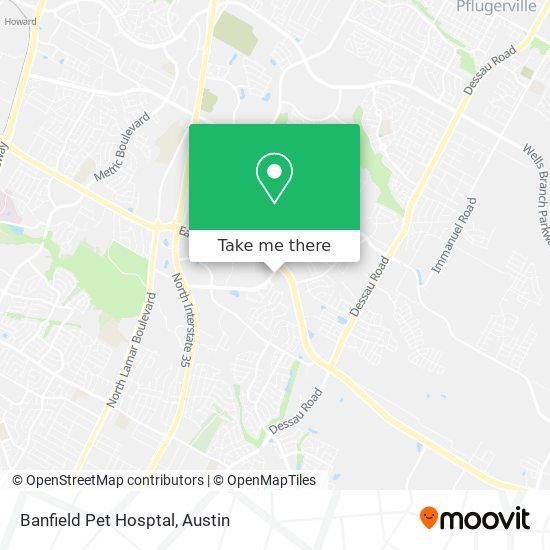 Banfield Pet Hosptal map