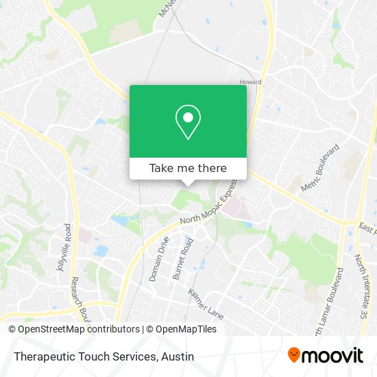 Mapa de Therapeutic Touch Services