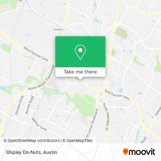 Shipley Do-Nuts map