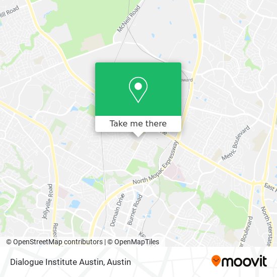 Mapa de Dialogue Institute Austin