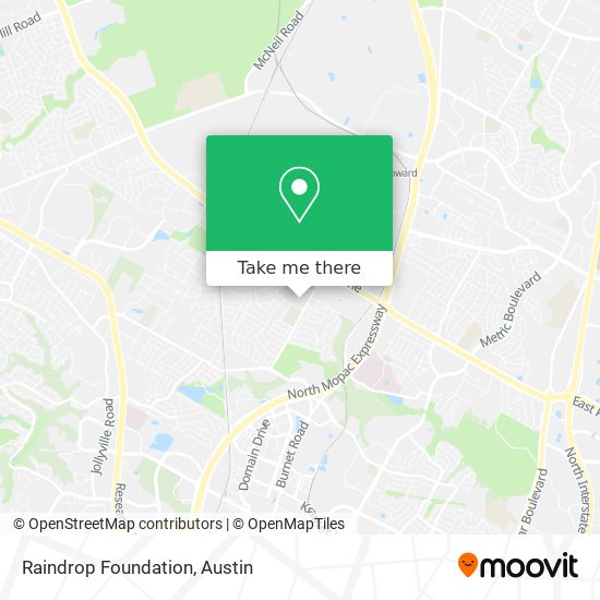 Raindrop Foundation map