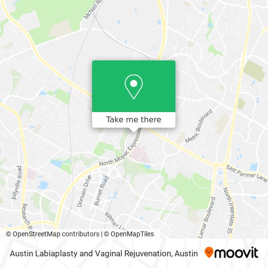 Austin Labiaplasty and Vaginal Rejuvenation map