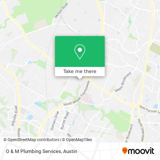 O & M Plumbing Services map