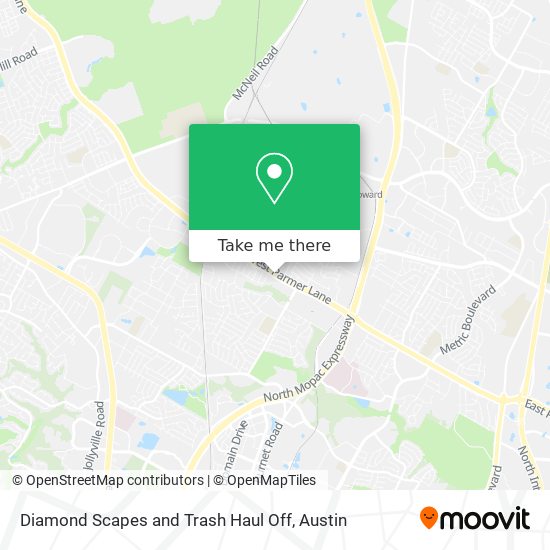 Mapa de Diamond Scapes and Trash Haul Off