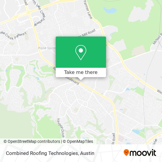 Combined Roofing Technologies map