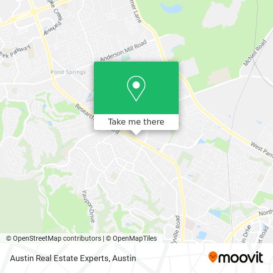 Austin Real Estate Experts map