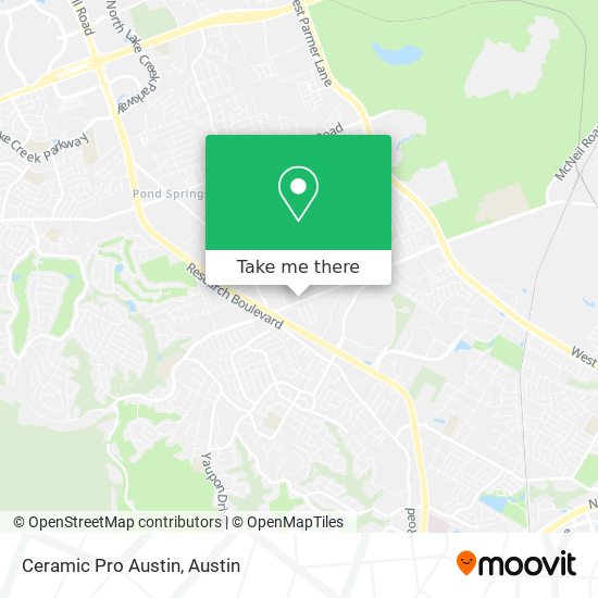 Ceramic Pro Austin map
