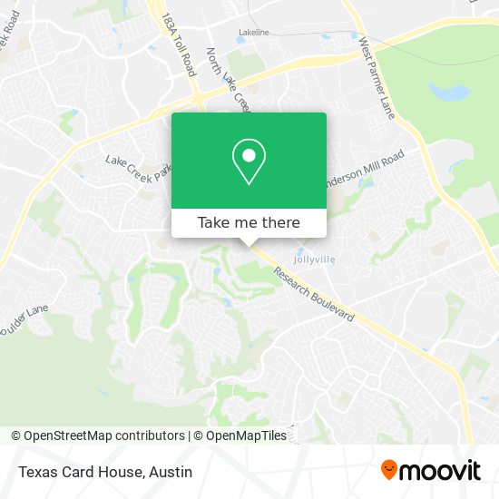 Mapa de Texas Card House