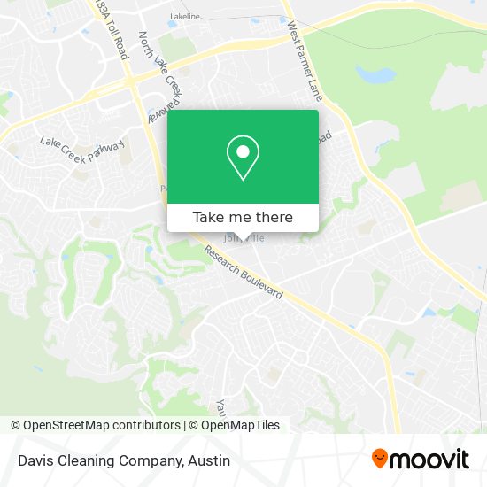 Mapa de Davis Cleaning Company