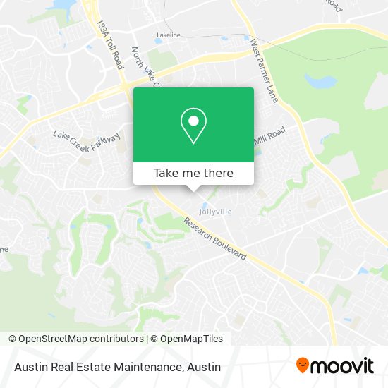 Austin Real Estate Maintenance map