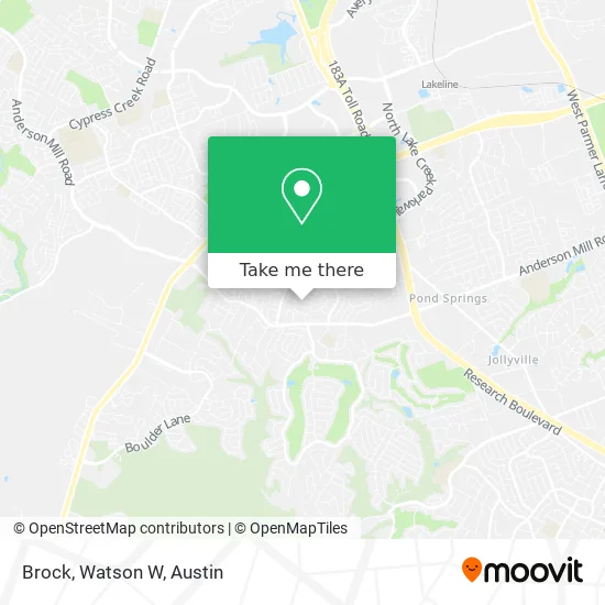 Brock, Watson W map