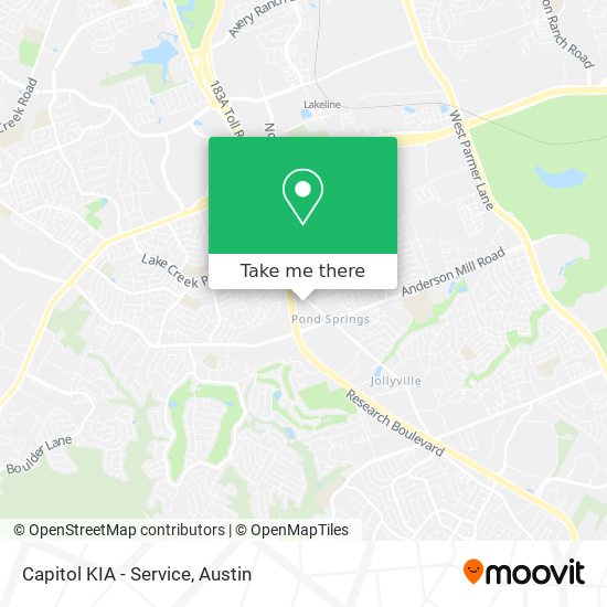 Capitol KIA - Service map