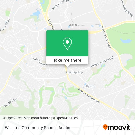 Mapa de Williams Community School