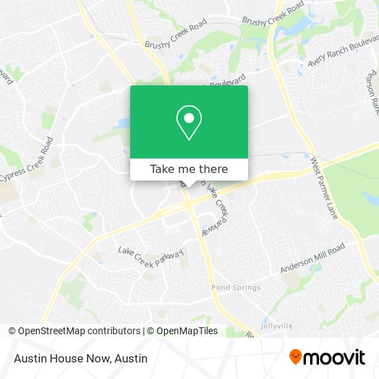 Mapa de Austin House Now