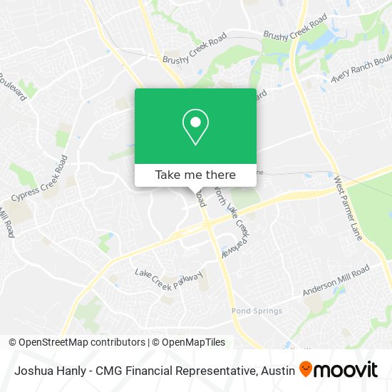 Joshua Hanly - CMG Financial Representative map