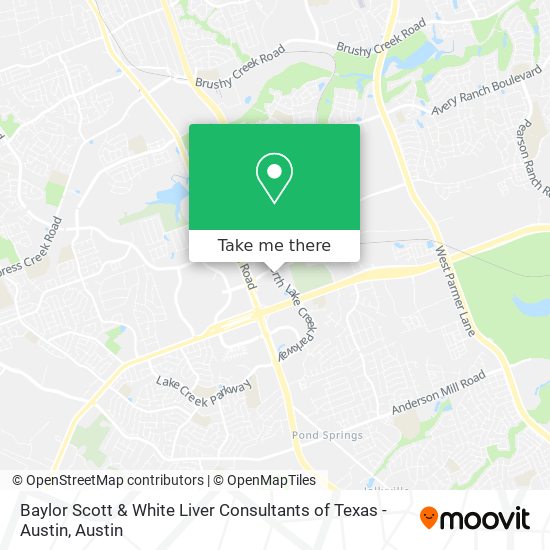 Mapa de Baylor Scott & White Liver Consultants of Texas - Austin