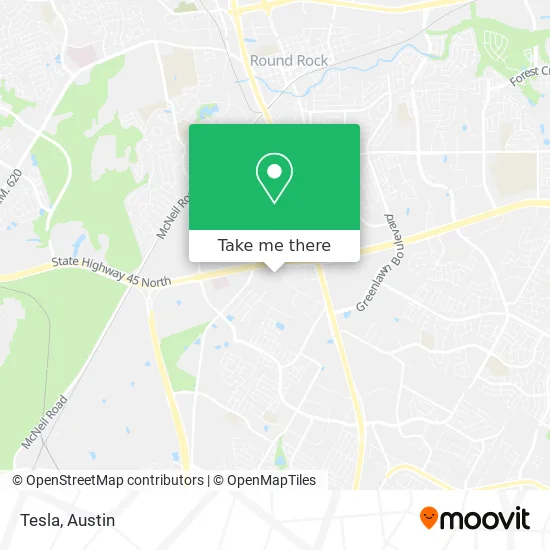 Tesla map