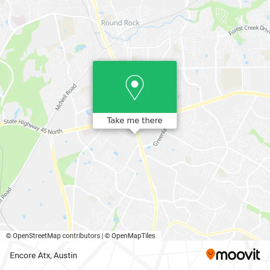Encore Atx map