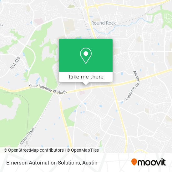 Mapa de Emerson Automation Solutions