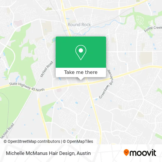 Michelle McManus Hair Design map