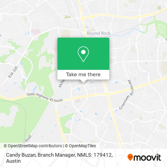 Candy Buzan, Branch Manager, NMLS: 179412 map