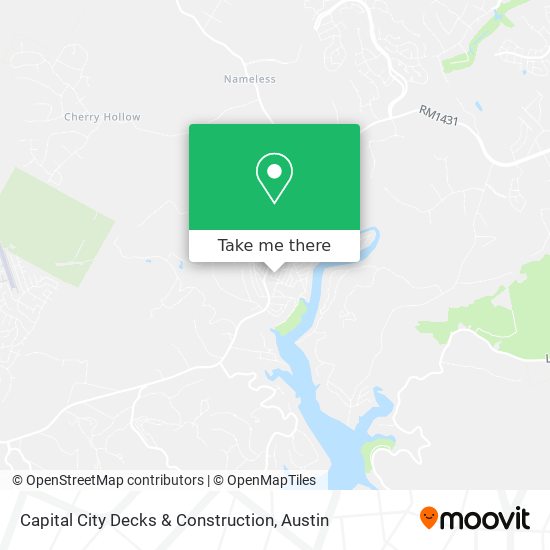 Capital City Decks & Construction map
