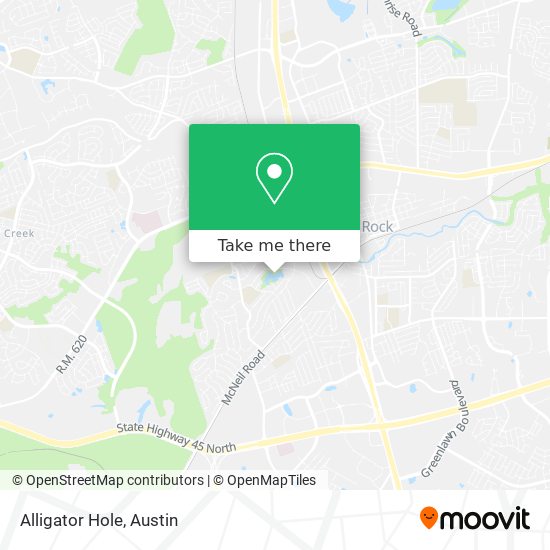 Alligator Hole map