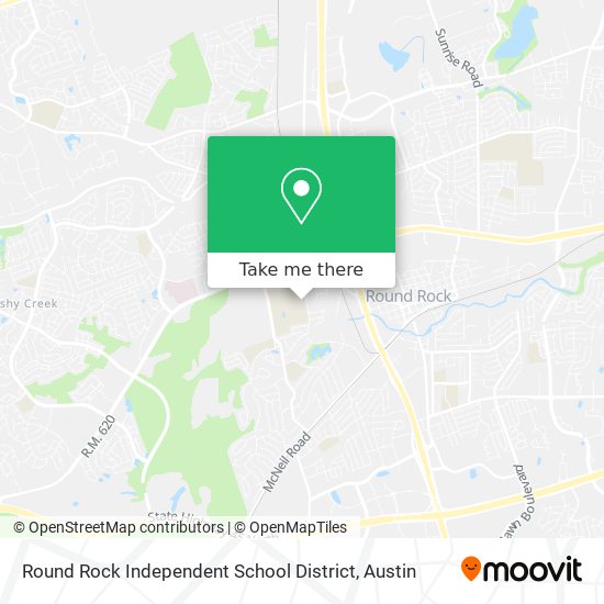Round Rock Independent School District map