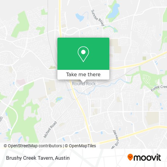 Mapa de Brushy Creek Tavern