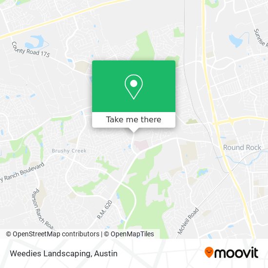 Weedies Landscaping map