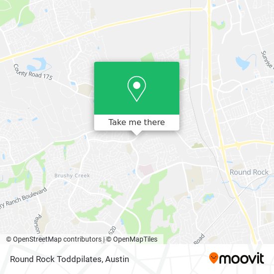 Round Rock Toddpilates map