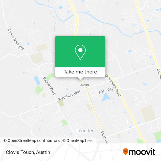 Clovis Touch map