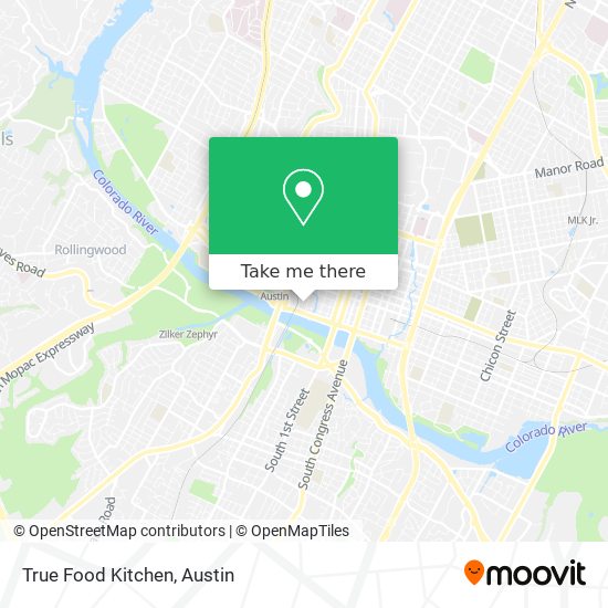 True Food Kitchen map