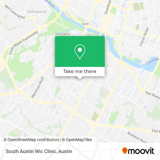 South Austin Wic Clinic map
