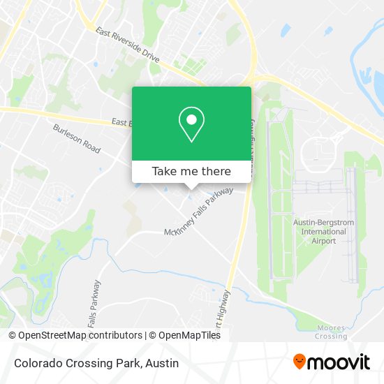 Mapa de Colorado Crossing Park