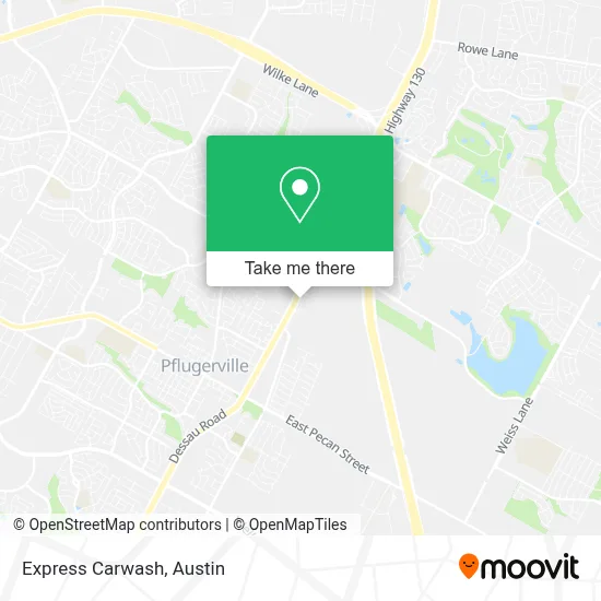 Express Carwash map