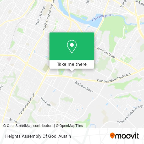 Heights Assembly Of God map