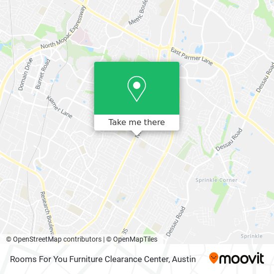 Rooms For You Furniture Clearance Center map