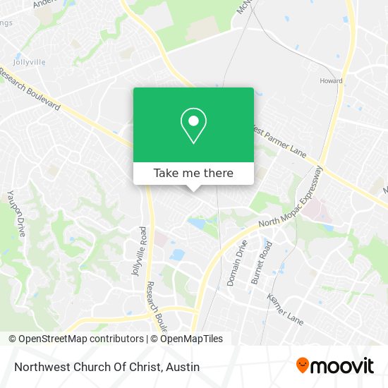 Mapa de Northwest Church Of Christ