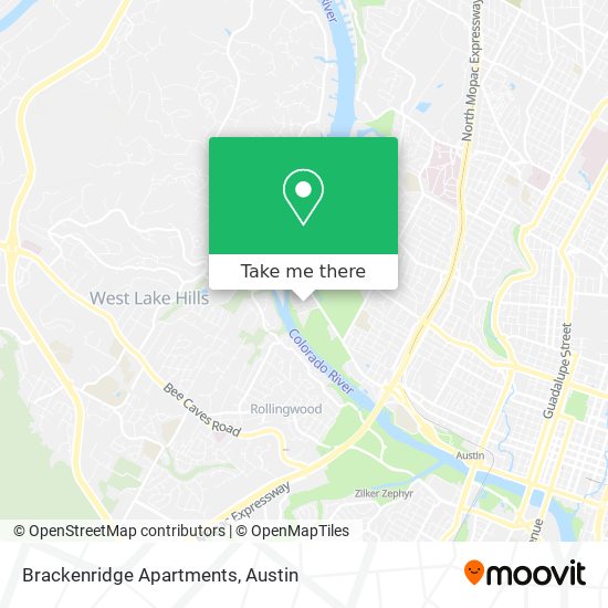 Mapa de Brackenridge Apartments