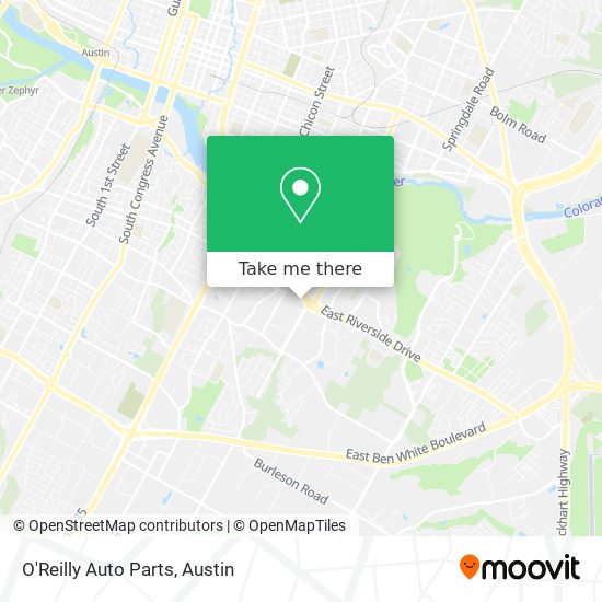 O'Reilly Auto Parts map