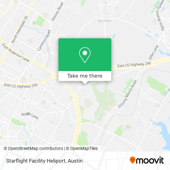 Starflight Facility Heliport map