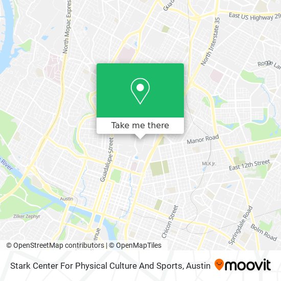 Stark Center For Physical Culture And Sports map