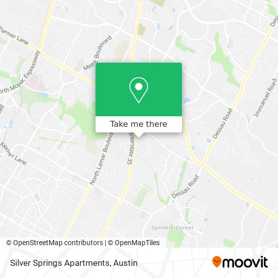 Silver Springs Apartments map