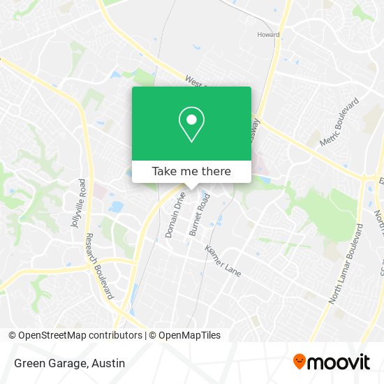 Green Garage map