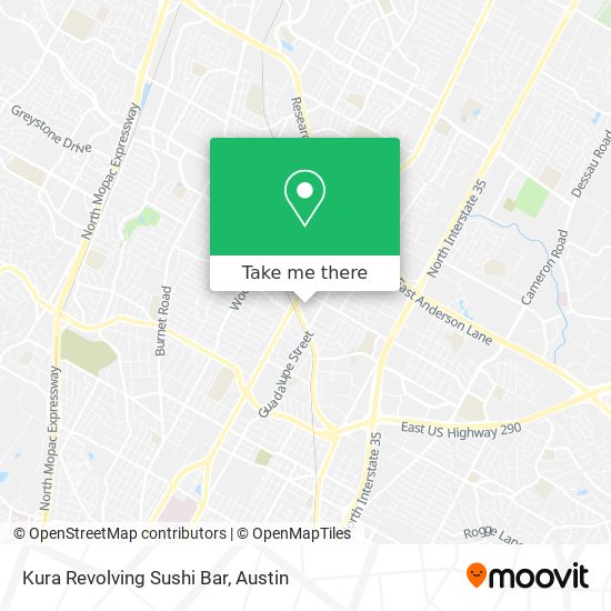 Kura Revolving Sushi Bar map