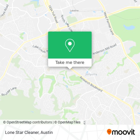 Lone Star Cleaner map